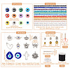DIY Evil Eye Bracelet Making Kit DIY-TA0004-43-12