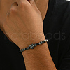 Natural Labradorite Round Beaded Bracelets HN9624-4