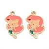 Alloy Enamel Pendants ENAM-S126-116-NR-2
