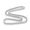 Non-Tarnish 201 Stainless Steel Cuban Link Chain Necklaces NJEW-I238-10P-1