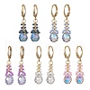 Glass Seed Beads Leverback Earrings EJEW-MZ00398-2