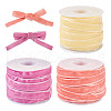 30 Yards 3 Colors Single Face Velvet Ribbon SRIB-TA0001-07-7