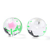 Transparent Handmade Lampwork Beads LAMP-T011-20B-1