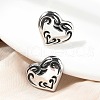 316 Surgical Stainless Steel Stud Earrings EJEW-R022-02AS-3