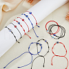 FIBLOOM 12Pcs 9 Style Glass Evil Eye Braided Bead Bracelets Set BJEW-FI0001-24-5