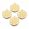 Ion Plating(IP) 201 Stainless Steel Pendants STAS-N098-077LG-2