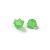 Transparent Acrylic Beads Caps PL543-9-5