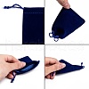 Rectangle Velvet Pouches X-TP-R002-7x9-03-2