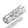 Tarnish Resistant 304 Stainless Steel Tube Beads STAS-I166-22P-2