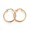 Ion Plating(IP) 304 Stainless Steel Hoop Earrings EJEW-L215-20G-2