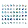 Acrylic & Resin & Polymer Clay Rhinestone European Beads FPDL-S015-04B-2