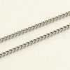 Tarnish Resistant 304 Stainless Steel Curb Chains CHS-R008-03-1