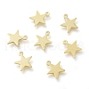 Brass Charms KK-H739-01B-G-4