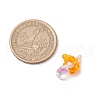 Glass Seed Beaded Jellyfish Pendants PALLOY-MZ00706-05-2