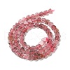 Natural Strawberry Quartz Beads Strands G-M403-A48-02-3