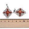 Natural Red Jasper Pendants G-Z077-01P-10-3