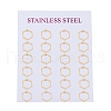 304 Stainless Steel Stud Earrings EJEW-Z012-07G-3