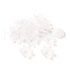 6-Petal Transparent Acrylic Bead Caps OACR-A017-10-4