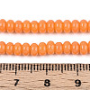 Opaque Spray Painted Glass Beads GLAA-ZX008-4mm-18L-4