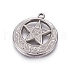 Non-Tarnish 304 Stainless Steel Pendants STAS-L226-048P-1
