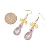 Alloy Glass Earrings EJEW-MZ00313-02-3