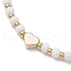 Glass Beads Stretch Bracelets BJEW-JB11719-02-3