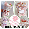 5 Yards Polyester Ruffled Trimming Lace Ribbon OCOR-WH0091-76B-6