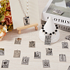SUNNYCLUE 22Pcs 22 Styles 201 Stainless Steel Pendants STAS-SC0008-90-4
