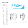 FIBLOOM 1 Strand Baroque Natural Keshi Pearl Beads Strands PEAR-FI0001-08-2