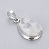Natural Quartz Crystal Pendants G-L512-C23-2