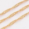 Ion Plating(IP) 304 Stainless Steel Singapore Chains CHS-K003-07G-0.4MM-1