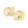 Rack Plating Brass Charms KK-M261-26G-2