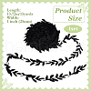 FINGERINSPIRE 15 Yards Polyester Leaf Lace Trim DIY-FG0006-73-2