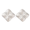 Tarnish Resistant Ion Plating(IP) 304 Stainless Steel Stud Earrings EJEW-G395-10P-2