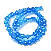 Handmade Millefiori Lampwork Beads Strands LAMP-F035-09R-2