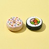 5Pcs 5 Styles Food Grade Eco-Friendly Silicone Focal Beads SIL-FS0001-04-3