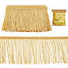 AHADERMAKER 10 Yards 2 Styles Polyester Tassel Ribbon OCOR-GA0001-93-1