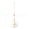 Brass Big Pendant Decorations HJEW-M005-03G-02-2