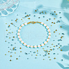 Unicraftale 800Pcs 8 Colors Brass Crimp Beads FIND-UN0004-36-3