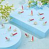 SUPERFINDINGS 60Pcs Alloy Stud Earring Findings FIND-FH0005-71-5