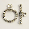 Tibetan Style Alloy Toggle Clasps TIBE-EA9138Y-LF-1