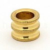 Stainless Steel Textured Beads STAS-M003-04G-2