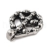 Retro 304 Stainless Steel Big Pendants STAS-I205-33AS-2