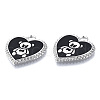Eco-Friendly Alloy Enamel Pendants ENAM-Q437-042P-01-NR-3
