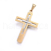 304 Stainless Steel Pendants STAS-O108-67GP-2