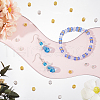 SOFPLATE 400pcs 2 Colors Brass Rhinestone Spacer Beads RB-SP0001-03A-4