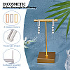 DICOSMETIC 18Pcs 3 Color 201 Stainless Steel Stud Earring Findings STAS-DC0014-84-4