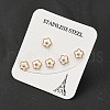 Ion Plating(IP) 304 Stainless Steel Ear Plugs Gauges EJEW-H012-03G-02-1