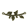 Bird & Branch Tibetan Style Alloy Pendants TIBEP-R338-39AS-RS-2