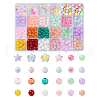 DIY Glass Round & Acrylic Beads Bracelet Making Kits DIY-YW0009-85-1